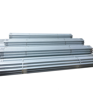 Hot dipped bs1387 galvanized round steel pipe iron and steel tube